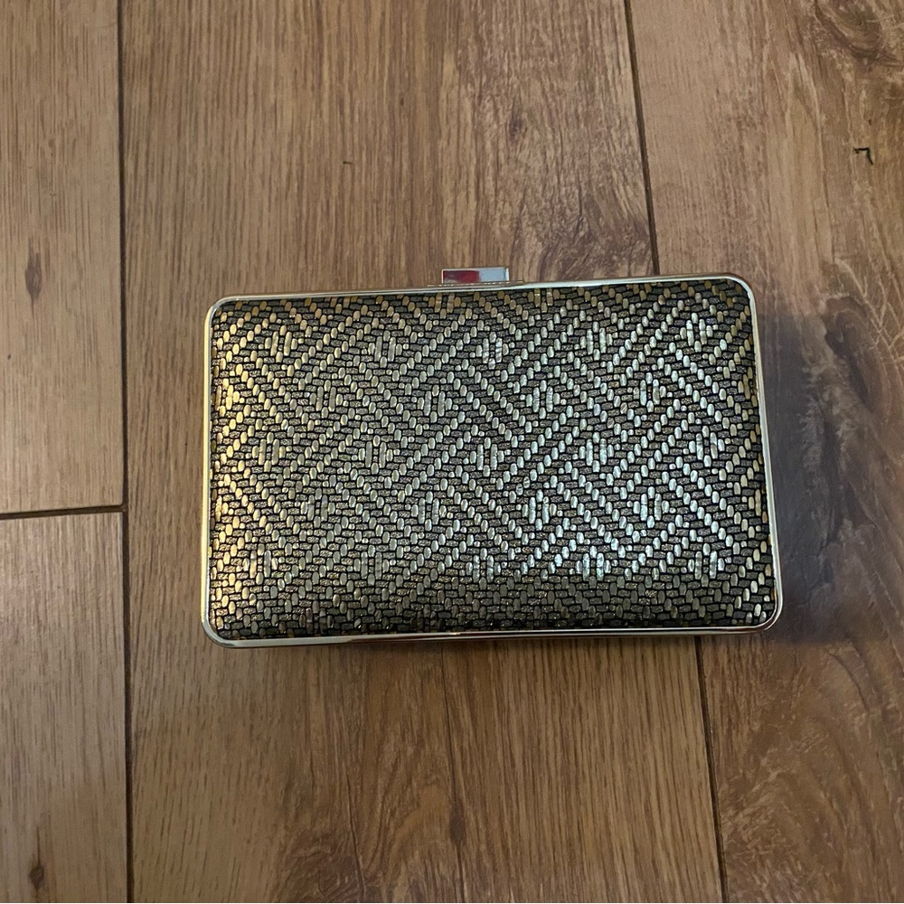 Michael Kors Gold Pearl Evening Bag